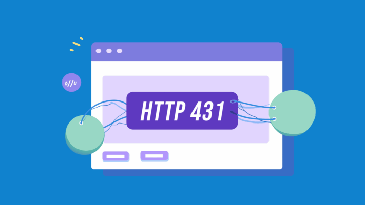 Mastering HTTP 431 Error: Request Header Fields Too Large 1 HTTP Error 431 flat vector showcase - Slade Marketing