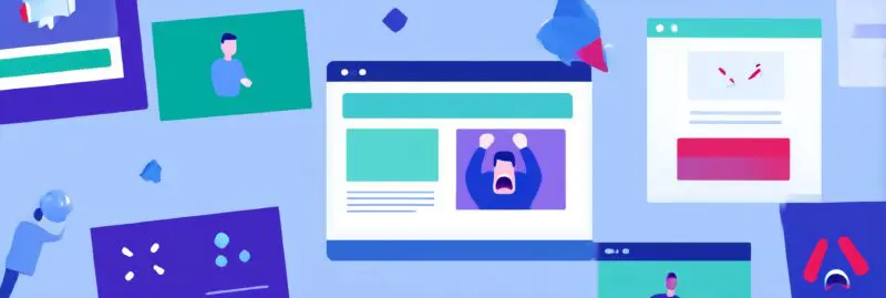 10 Examples of Bad Web Page Design and How to Improve Them 7 too many advertisements on a web page example