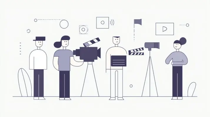Guide to Corporate Video Production 4 video production team