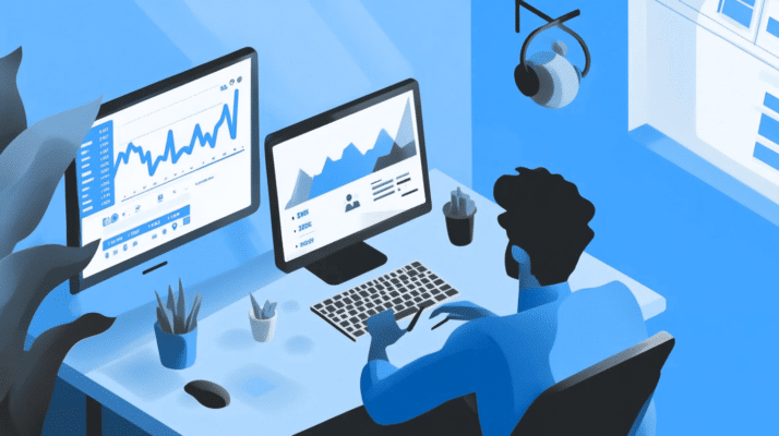 What is a Full Service Marketing Agency? 1 Guy working on stock market